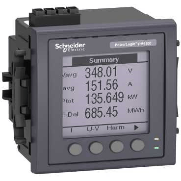 Schneider PowerLogic PM5111 3 Phase Power Meter 15th THD with Modbus RS485 and MID